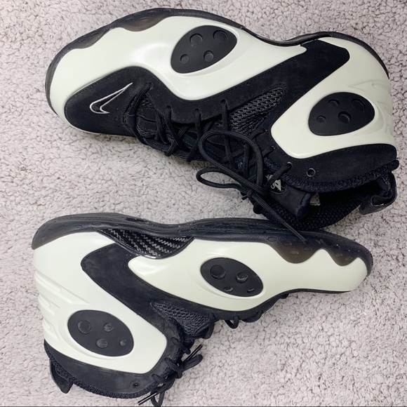 Nike Zoom Rookie QS 'Glow in the Dark' White/Black Men's Sneaker Size 11 - Picture 7 of 10